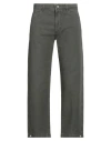Boglioli Man Pants Charcoal Size 32 Cotton In Black