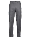 Boglioli Man Pants Charcoal Size 38 Virgin Wool, Polyester, Elastane In Gray