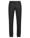 Boglioli Man Pants Dark Brown Size 38 Virgin Wool, Polyamide, Acrylic, Cashmere, Elastane In Black