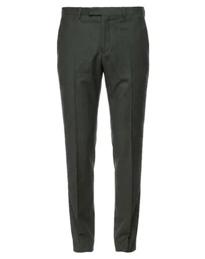 Boglioli Man Pants Dark Green Size 36 Virgin Wool