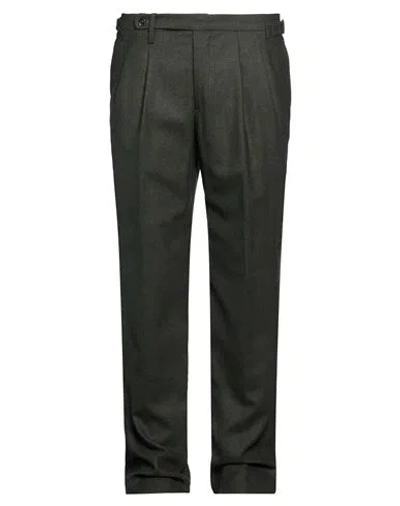 Boglioli Man Pants Dark Green Size 38 Virgin Wool