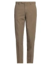 Boglioli Man Pants Khaki Size 40 Cotton, Linen In Beige
