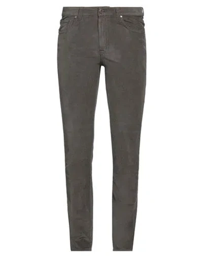 Boglioli Man Pants Khaki Size 32 Cotton, Modal, Elastane In Beige