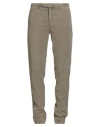 Boglioli Man Pants Khaki Size 40 Cotton, Elastane In Green