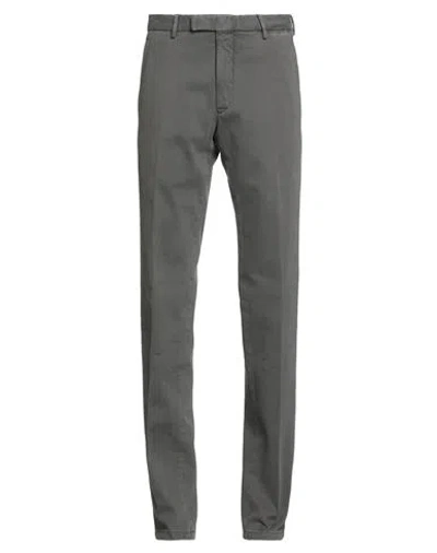 Boglioli Man Pants Lead Size 30 Cotton, Elastane In Gray