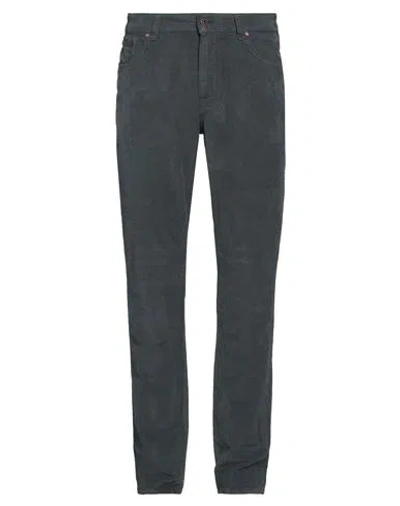 Boglioli Man Pants Lead Size 30 Cotton, Modal, Elastane In Grey