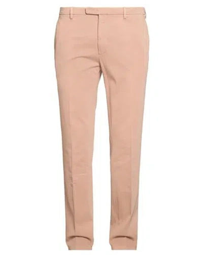 Boglioli Man Pants Light Brown Size 38 Cotton, Elastane In Neutral