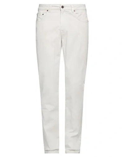 Boglioli Man Pants Light Grey Size 29 Cotton, Silk, Elastane