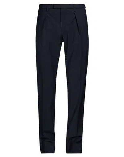 Boglioli Man Pants Midnight Blue Size 32 Wool, Polyester, Elastane In Black