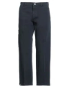 Boglioli Man Pants Midnight Blue Size 34 Cotton, Elastane