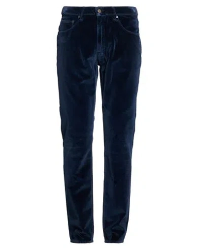Boglioli Man Pants Midnight Blue Size 36 Cotton