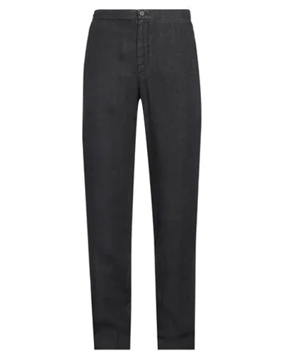 Boglioli Man Pants Midnight Blue Size 36 Linen