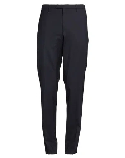 Boglioli Man Pants Midnight Blue Size 36 Virgin Wool