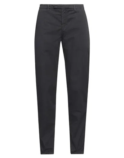 Boglioli Man Pants Midnight Blue Size 36 Cotton, Elastane