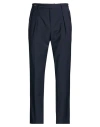 Boglioli Man Pants Midnight Blue Size 38 Wool, Polyester, Elastane In Blue
