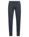 Boglioli Man Pants Midnight Blue Size 38 Cotton, Elastane