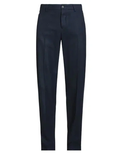 Boglioli Man Pants Midnight Blue Size 40 Virgin Wool