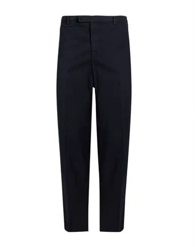 Boglioli Man Pants Midnight Blue Size 42 Cotton, Elastane