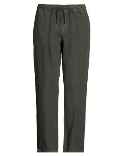 Boglioli Man Pants Military Green Size 42 Linen In Gray