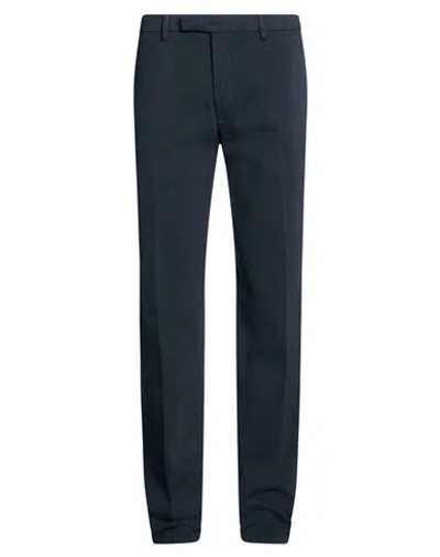 Boglioli Man Pants Navy Size 32 Cotton, Elastane