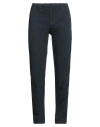 Boglioli Man Pants Navy Size 34 Cotton, Elastane In Blue