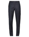 Boglioli Man Pants Navy Size 42 Virgin Wool, Elastane In Navy