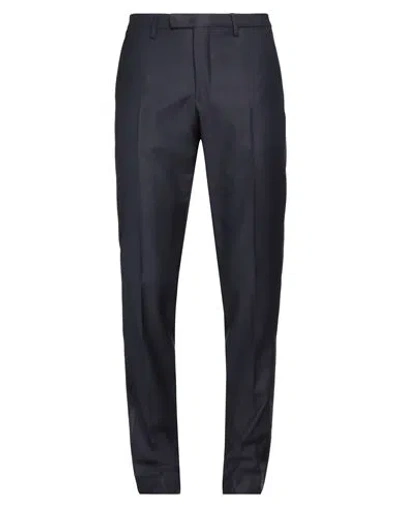 Boglioli Man Pants Navy Size 42 Virgin Wool, Elastane