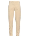 Boglioli Man Pants Sand Size 40 Cotton, Elastane In Beige