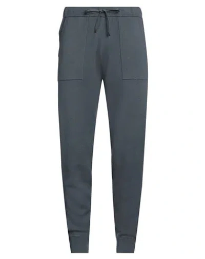 Boglioli Man Pants Slate Blue Size M Cotton, Cashmere