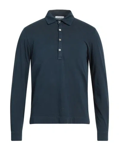 Boglioli Jersey Cotton-blend Polo Shirt In Blue