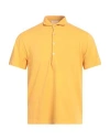 Boglioli Man Polo Shirt Yellow Size M Cotton