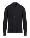 Boglioli Man Shirt Black Size S Linen