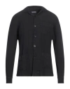 Boglioli Man Shirt Charcoal Size Xxl Linen In Grey