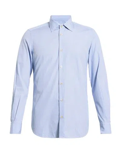 Boglioli Man Shirt Light Blue Size 17 ½ Cotton
