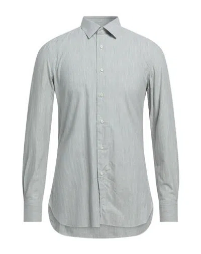 Boglioli Man Shirt Light Grey Size 15 ¾ Cotton