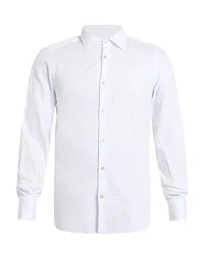 Boglioli Man Shirt White Size 15 ¾ Cotton