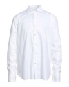 Boglioli Long-sleeved Cotton Shirt In White