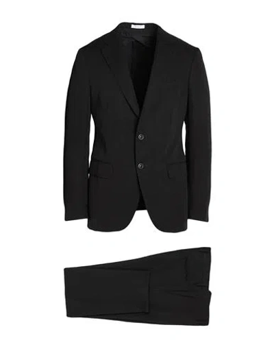 Boglioli Man Suit Black Size 42 Viscose, Polyester