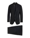Boglioli Man Suit Black Size 44 Virgin Wool In Black