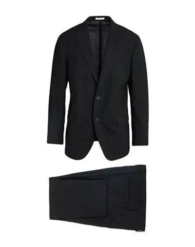 Boglioli Man Suit Black Size 44 Virgin Wool