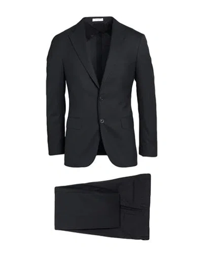 Boglioli Man Suit Black Size 46 Virgin Wool