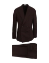 Boglioli Man Suit Cocoa Size 38 Virgin Wool In Brown