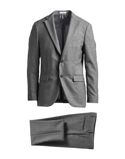 Boglioli Man Suit Grey Size 38 Virgin Wool