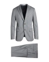 Boglioli Man Suit Grey Size 44 Virgin Wool In Gray