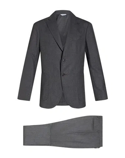 Boglioli Man Suit Grey Size 44 Virgin Wool In Gray
