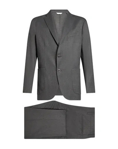 Boglioli Man Suit Grey Size Xl Polyester, Virgin Wool, Viscose, Elastane In Gray