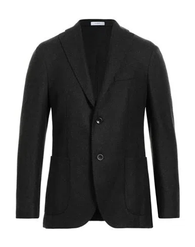 Boglioli Man Suit Jacket Dark Green Size 42 Virgin Wool