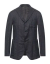 Boglioli Man Suit Jacket Midnight Blue Size 40 Virgin Wool, Cotton, Cashmere