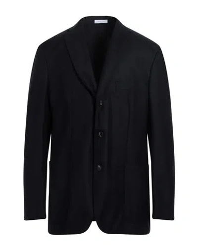 Boglioli Man Suit Jacket Midnight Blue Size 48 Virgin Wool