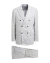Boglioli Man Suit Light Grey Size 42 Virgin Wool